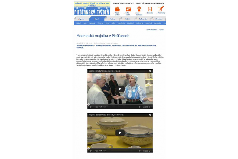 Referencie / Písali o nás - foto Referencie / Písali o nás - foto