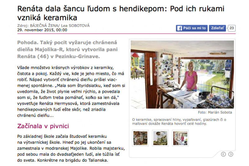 Referencie / Písali o nás - foto Referencie / Písali o nás - foto